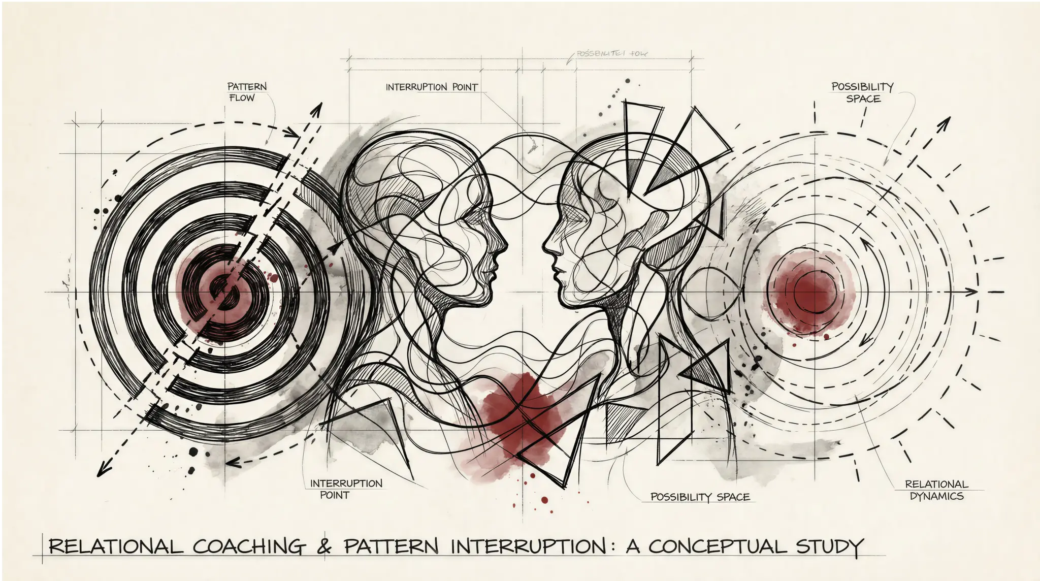 Relational coaching pattern flow and interruption conceptual study